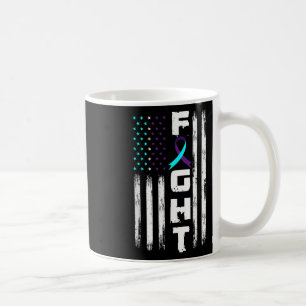 Patriotic American Us Flag Suicide Prevention Awar Coffee Mug