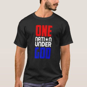 Patriotic American USA Christian US Flag 4th July T-Shirt