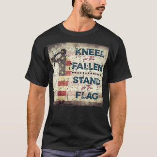 Patriotic American USA Flag For Military Veteran M T-Shirt