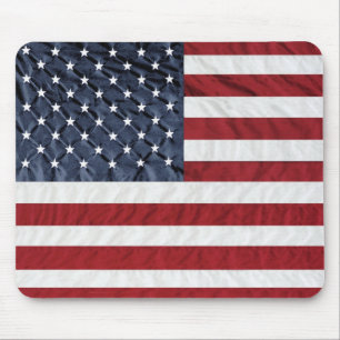 Patriotic American Veterans Mouse Pad