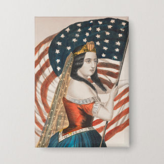 Patriotic American Woman | American Flag | 250 USA