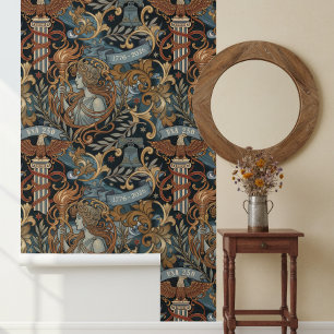 Patriotic Americana Liberty Art Nouveau ID1302 Wallpaper