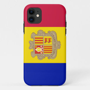Patriotic Andorra Flag iPhone 11 Case