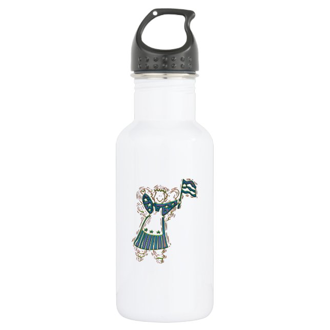 Patriotic Angel 532 Ml Water Bottle (Front)
