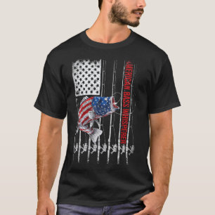 Patriotic Anglers American B Pro Whisperer Fisherm T-Shirt