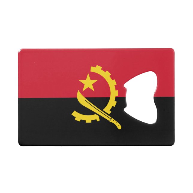 Patriotic Angolan Flag (Front (Horizontal))