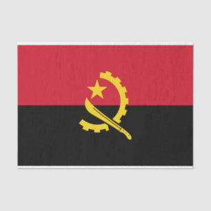 Patriotic Angolan Flag Tissue Paper