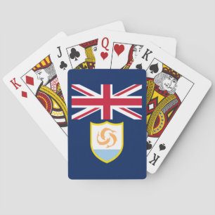 Patriotic Anguilla Flag Playing Cards