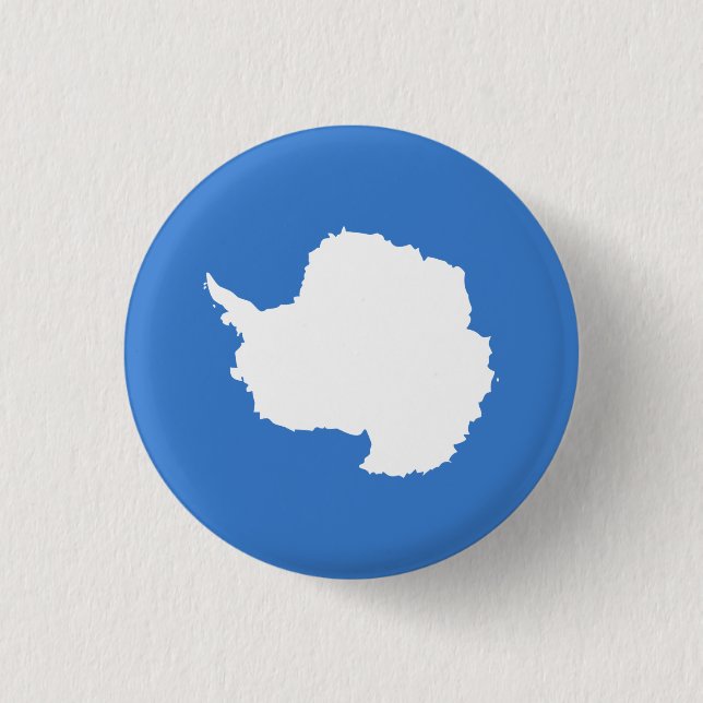 Patriotic Antarctica Flag 3 Cm Round Badge (Front)