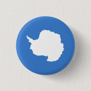 Patriotic Antarctica Flag 3 Cm Round Badge
