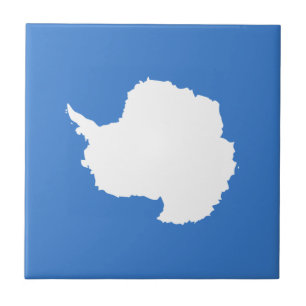 Patriotic Antarctica Flag Ceramic Tile