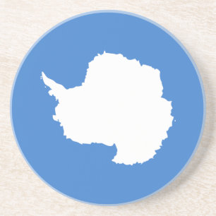 Patriotic Antarctica Flag Coaster