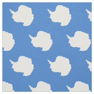 Patriotic Antarctica Flag Fabric