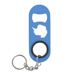 Patriotic Antarctica Flag Keychain Bottle Opener