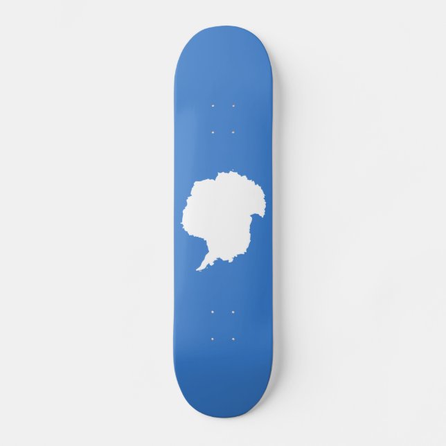 Patriotic Antarctica Flag Skateboard (Front)