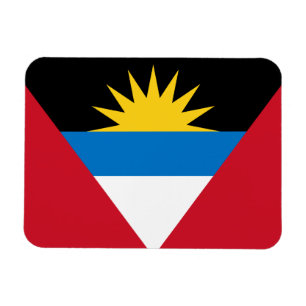 Patriotic Antigua and Barbuda Flag Magnet