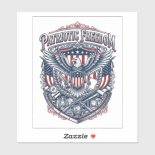 Patriotic Antique Collector Vector Graphic Tee