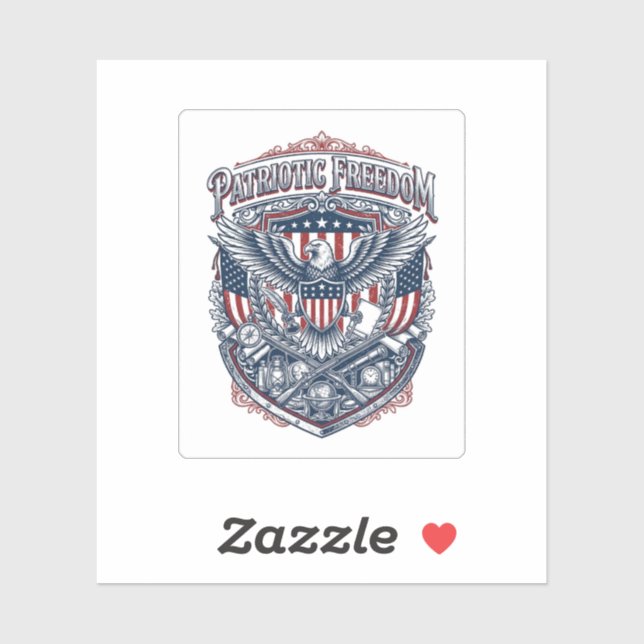 Patriotic Antique Collector Vector Graphic Tee (Sheet)