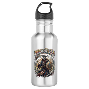 Patriotic Apocalyptic Liberty Reaper Zombie Apocal 532 Ml Water Bottle