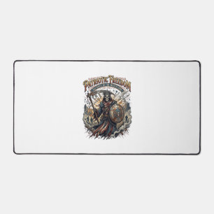 Patriotic Apocalyptic Liberty Reaper Zombie Apocal Desk Mat