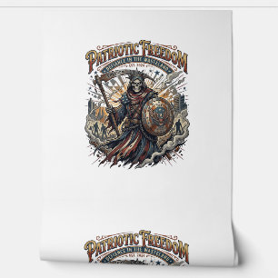 Patriotic Apocalyptic Liberty Reaper Zombie Apocal Wallpaper