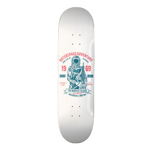Patriotic Apollo 11 Mission Skateboard
