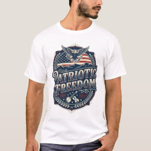 Patriotic Appalachian Heritage Vector Graphic Tee