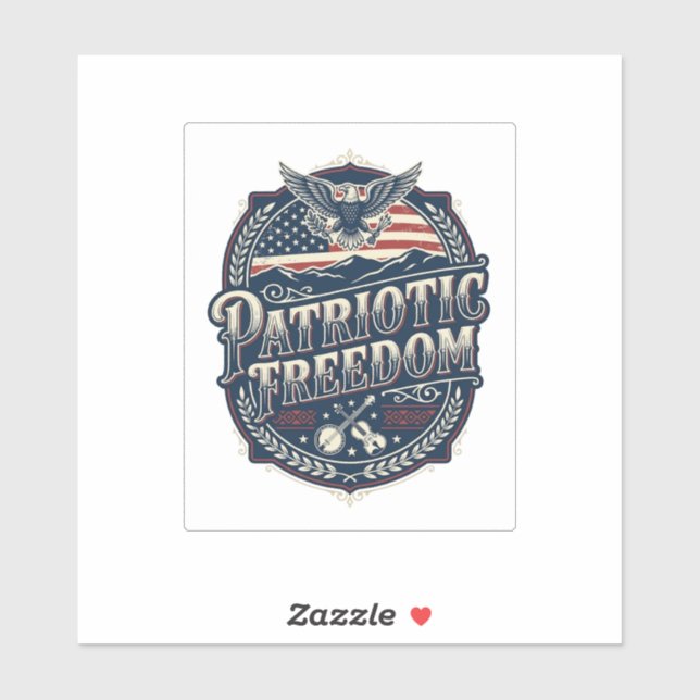 Patriotic Appalachian Heritage Vector Graphic Tee (Sheet)