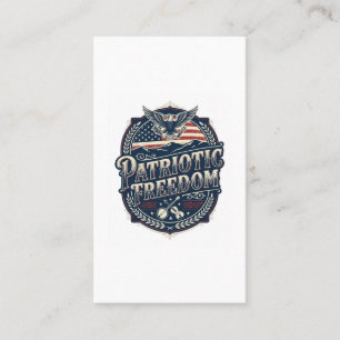 Patriotic Appalachian Heritage Vector Graphic Tee Business Card