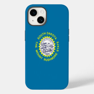 Patriotic Apple 14 Case-Mate, South Dakota flag iPhone 14 Case