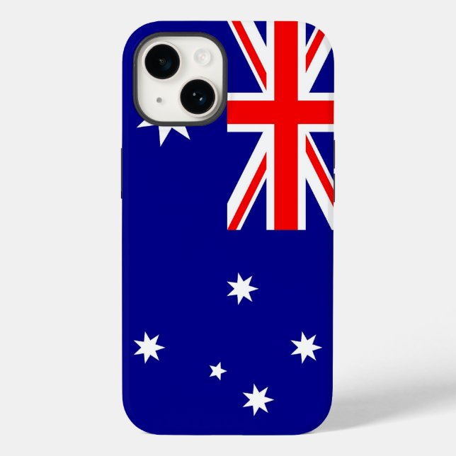 Patriotic Apple Case-Mate, Australia flag Case-Mat Case-Mate iPhone Case (Back)