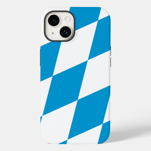 Patriotic Apple Case-Mate, Bavaria Flag Case-Mate  iPhone Case (Back)