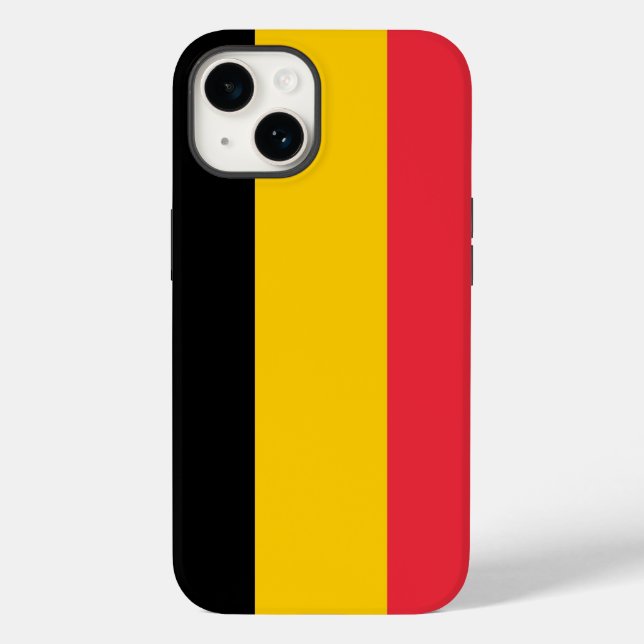 Patriotic Apple Case-Mate, Belgium Flag Case-Mate  iPhone Case (Back)