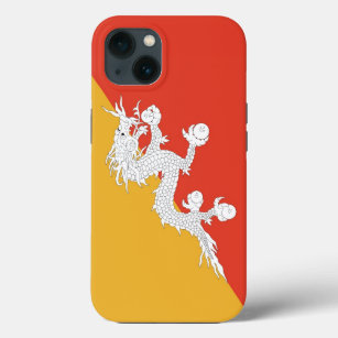 Patriotic Apple Case-Mate, Bhutan Flag iPhone 13 Case