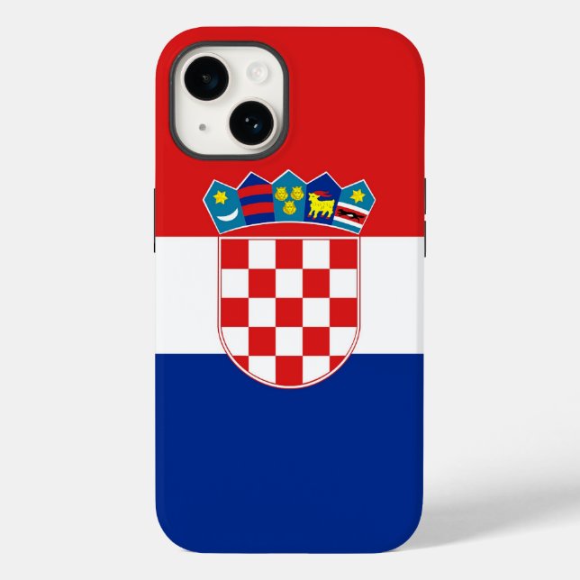 Patriotic Apple Case-Mate, Croatia Flag Case-Mate  iPhone Case (Back)