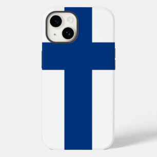Patriotic Apple Case-Mate, Finland Flag Case-Mate  iPhone 14 Case