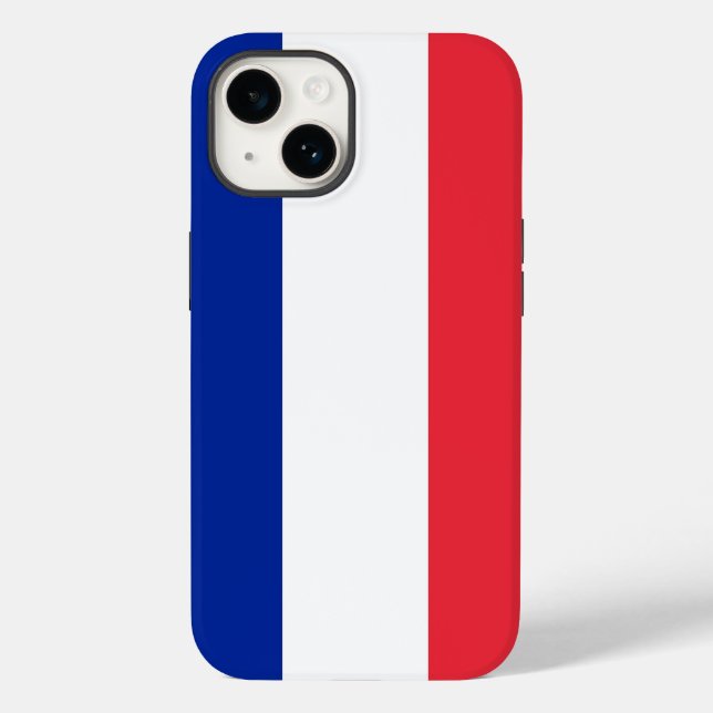 Patriotic Apple Case-Mate, France Case-Mate iPhone Case (Back)