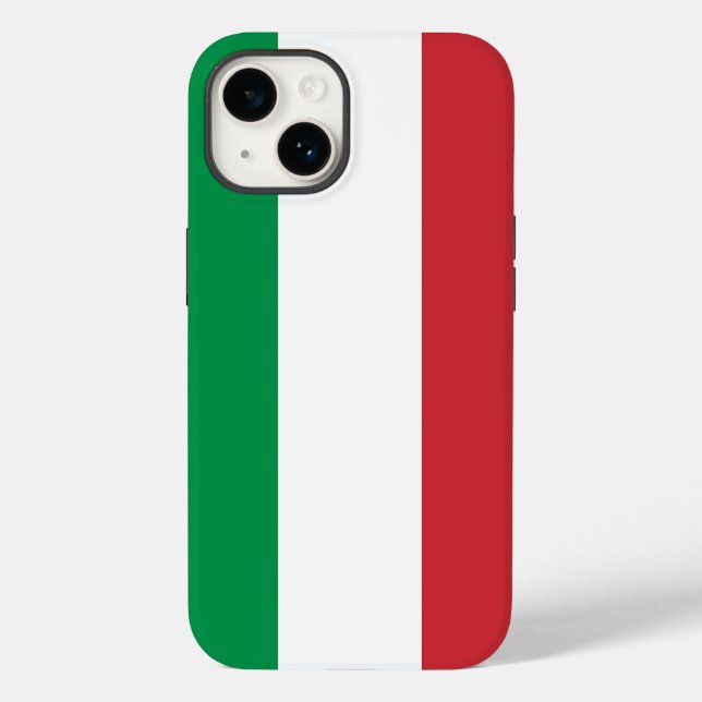 Patriotic Apple Case-Mate, Italy flag Case-Mate iP iPhone Case (Back)