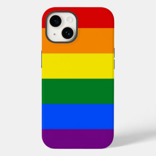 Patriotic Apple Case-Mate, LGBT Rainbow flag Case- Case-Mate iPhone 14 Case