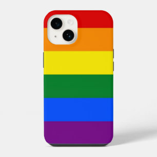 Patriotic Apple Case-Mate, LGBT Rainbow flag Case- iPhone 14 Case