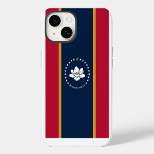Patriotic Apple Case-Mate, Mississippi Flag iPhone 14 Case