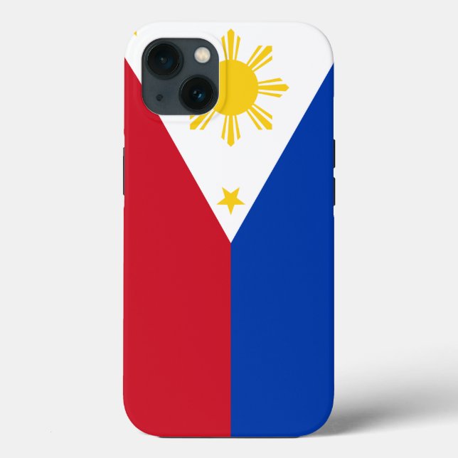 Patriotic Apple Case-Mate, Philippines flag Case-Mate iPhone Case (Back)