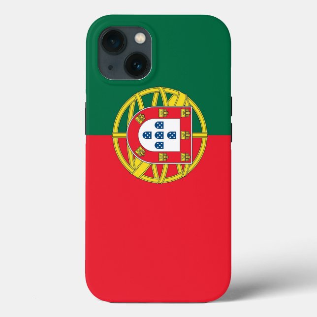 Patriotic Apple Case-Mate, Portugal flag Case-Mate iPhone Case (Back)
