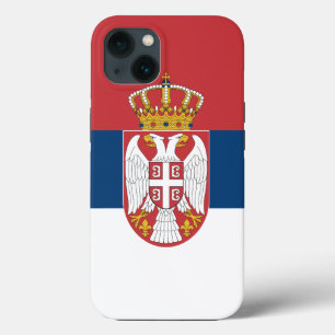 Patriotic Apple Case-Mate, Serbia flag iPhone 13 Case