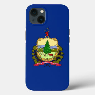 Patriotic Apple Case-Mate, Vermont flag iPhone 13 Case
