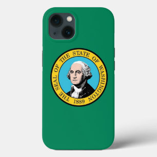 Patriotic Apple Case-Mate, Washington flag  iPhone 13 Case
