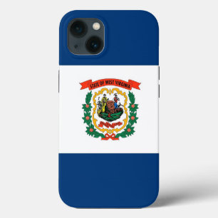 Patriotic Apple Case-Mate, West Virginia flag iPhone 13 Case