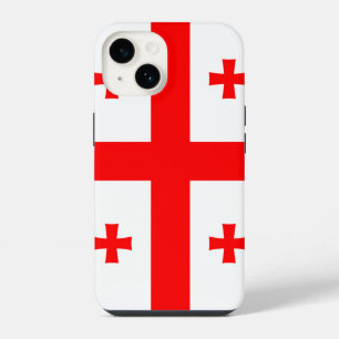 Patriotic Apple Case-Mate with Georgia flag iPhone 14 Case
