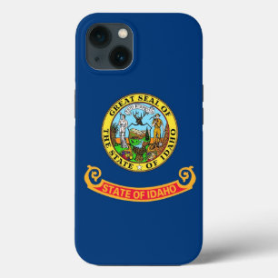 Patriotic Apple iPhone 13 Case-Mate, Idaho flag iPhone 13 Case