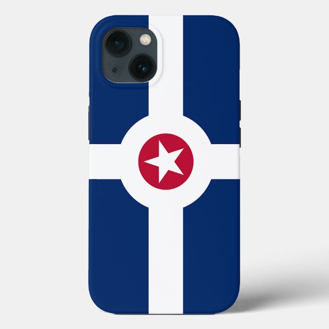 Patriotic Apple iPhone 13 Case-Mate, Indianapolis Case-Mate iPhone Case (Back)